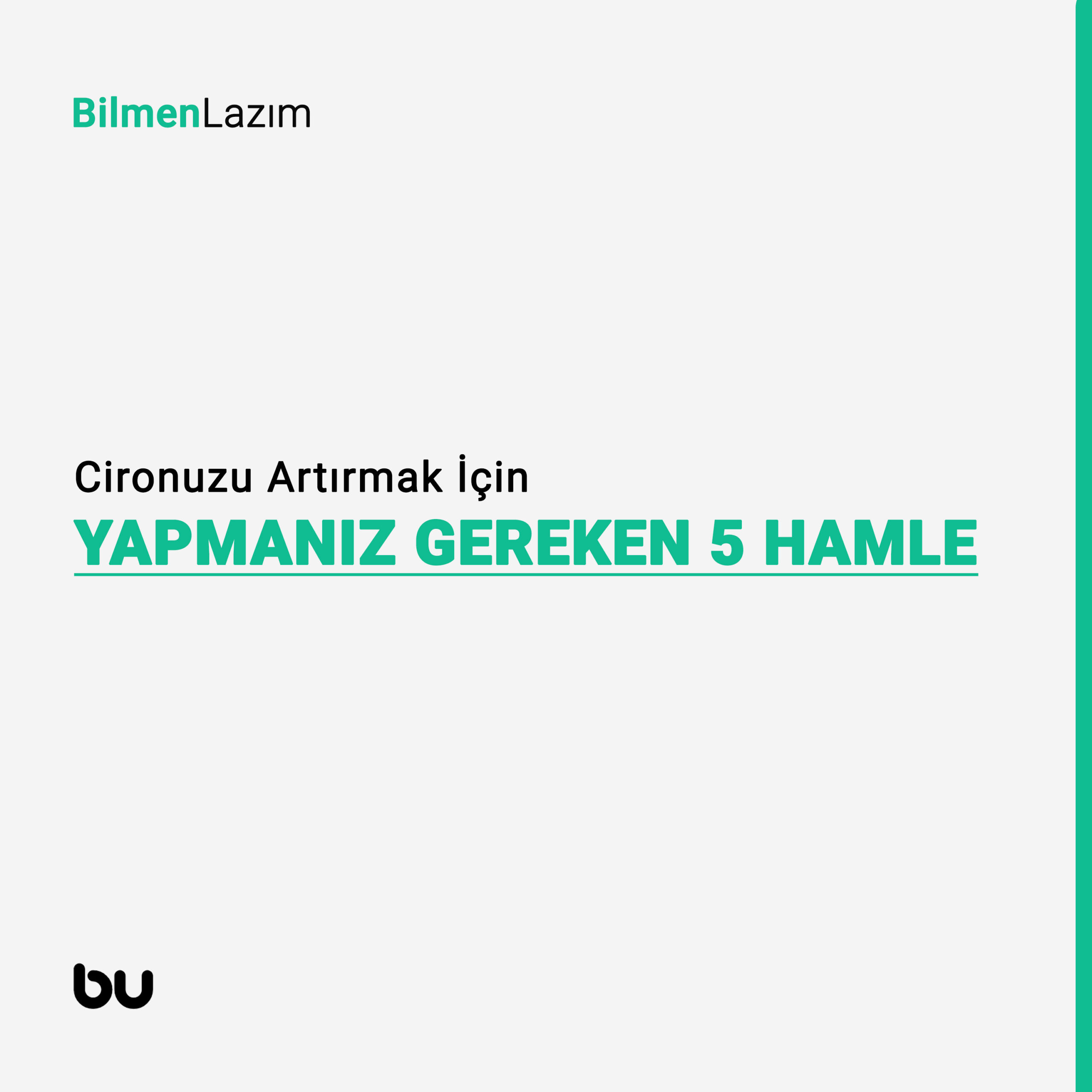 ciro arttırma