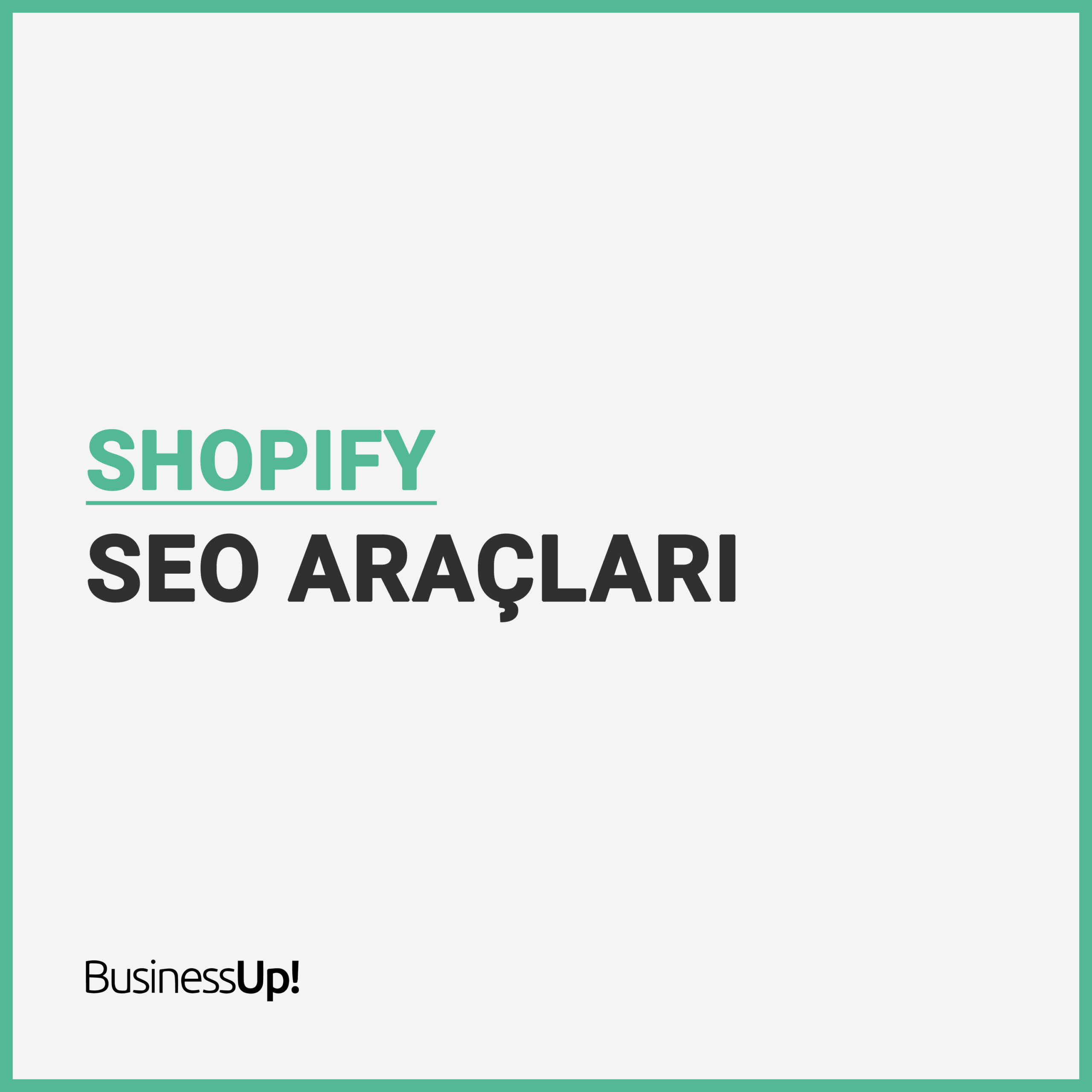 Shopify SEO araçları