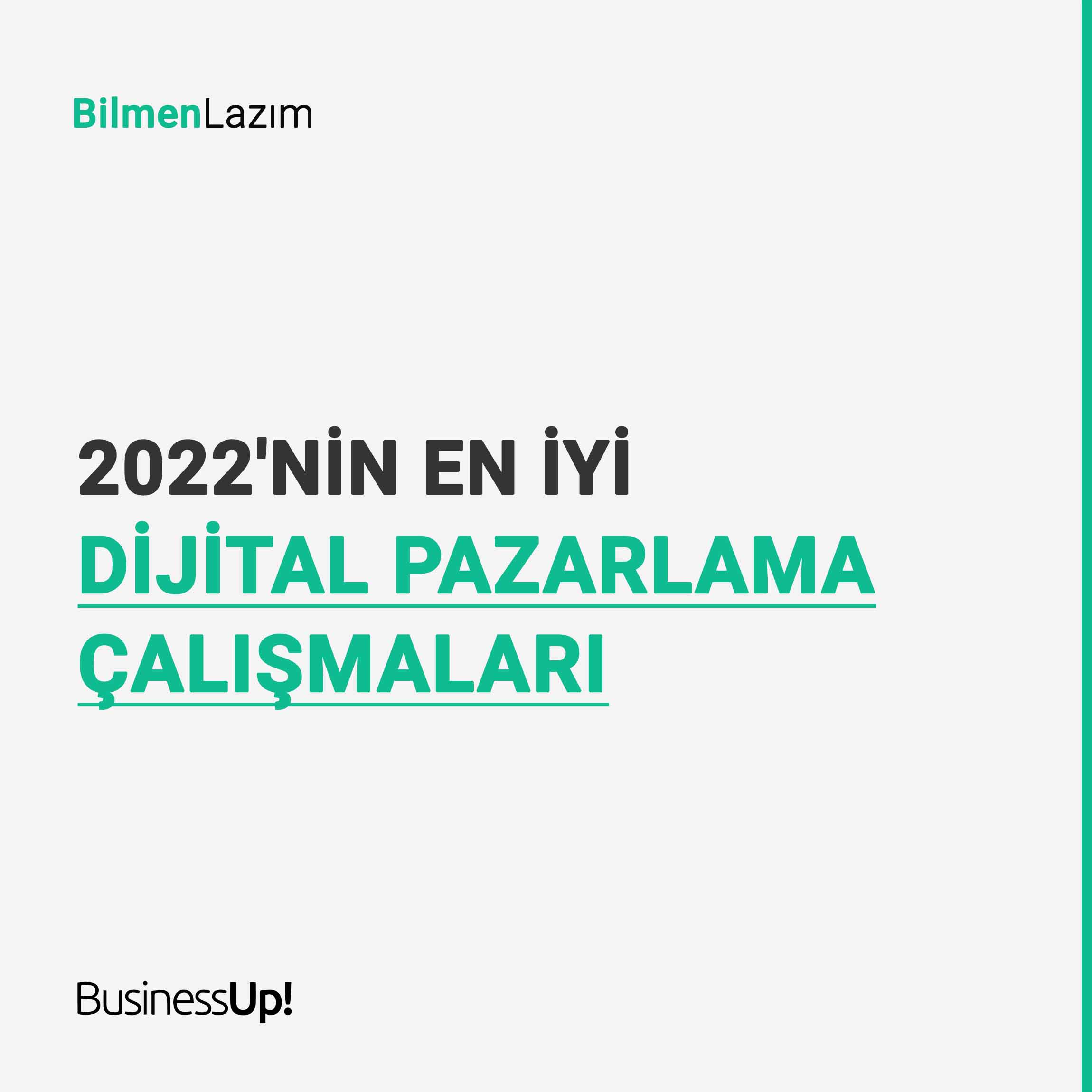 2022'nin En İyi Dijital Pazarlama Çalışması