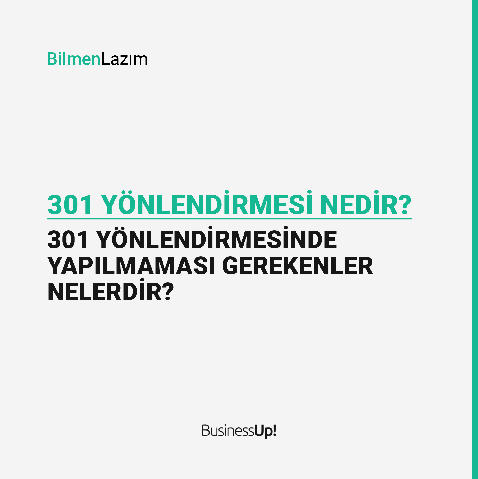 301 Yönlendirmesi Nedir