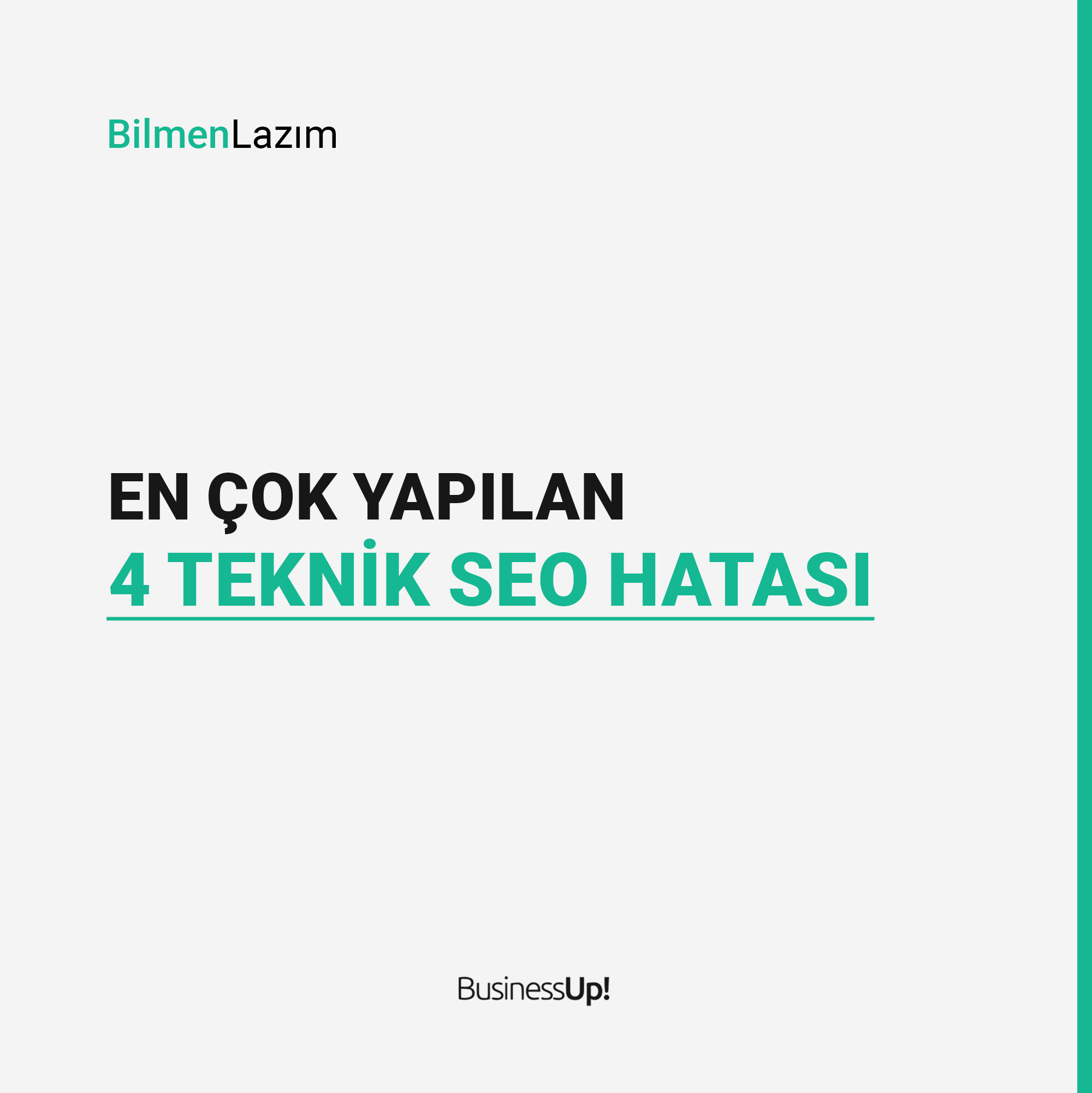 En Çok Yapılan 4 Teknik SEO Hatası
