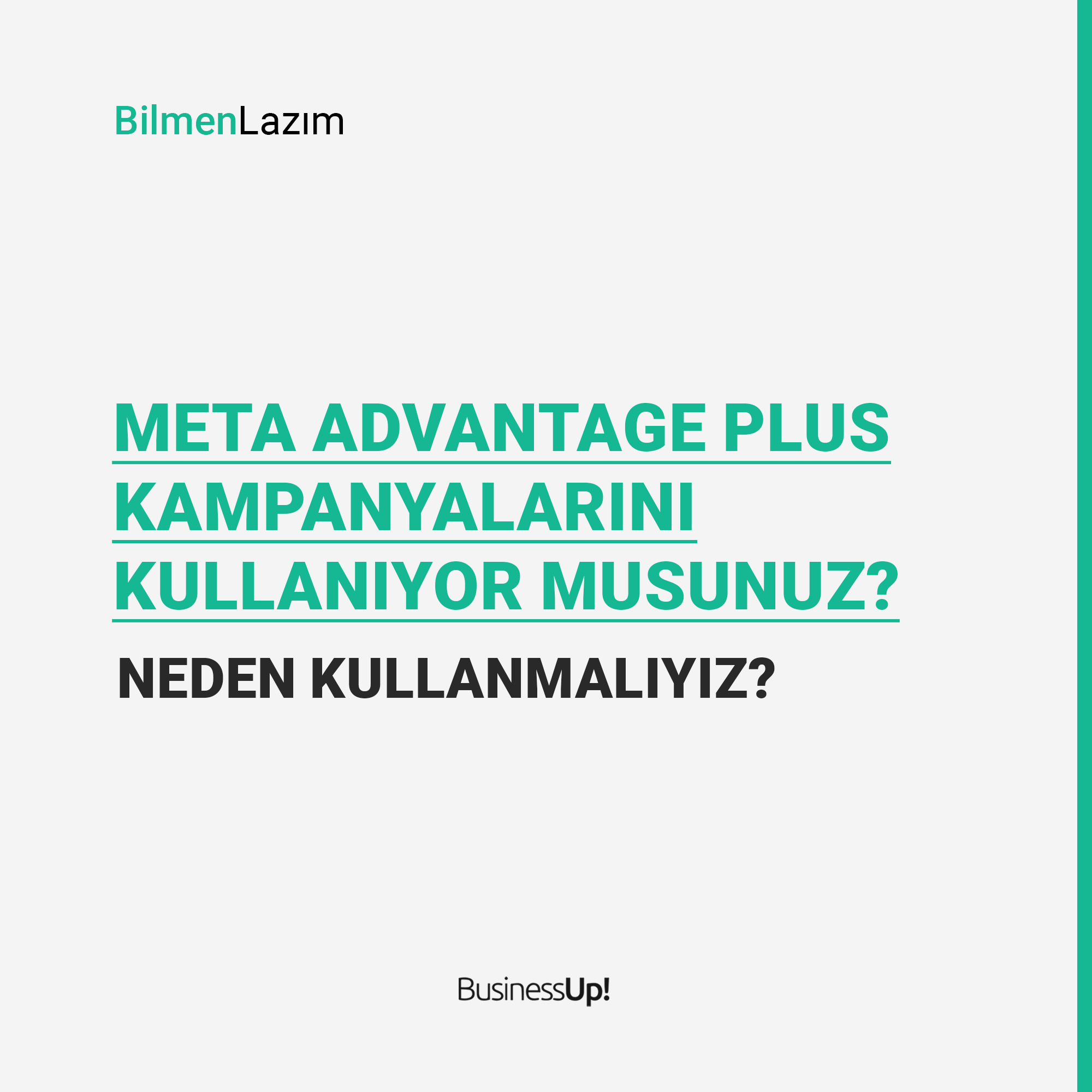 Meta Advantage Plus Kampanyalarını Kullanıyor Musunuz?