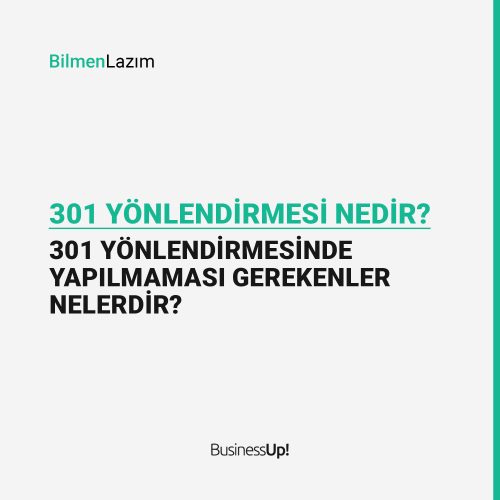 301 Yönlendirmesi Nedir