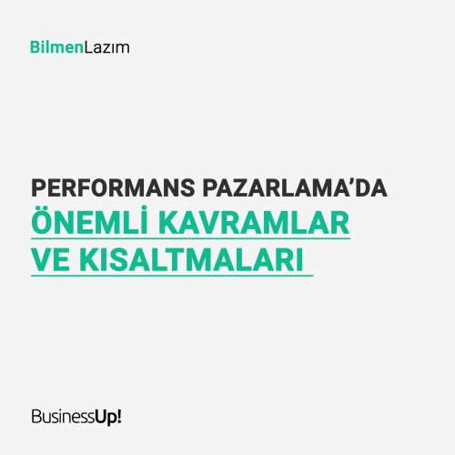performans pazarlama kavramları
