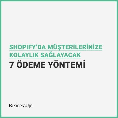 shopify ödeme yöntemleri